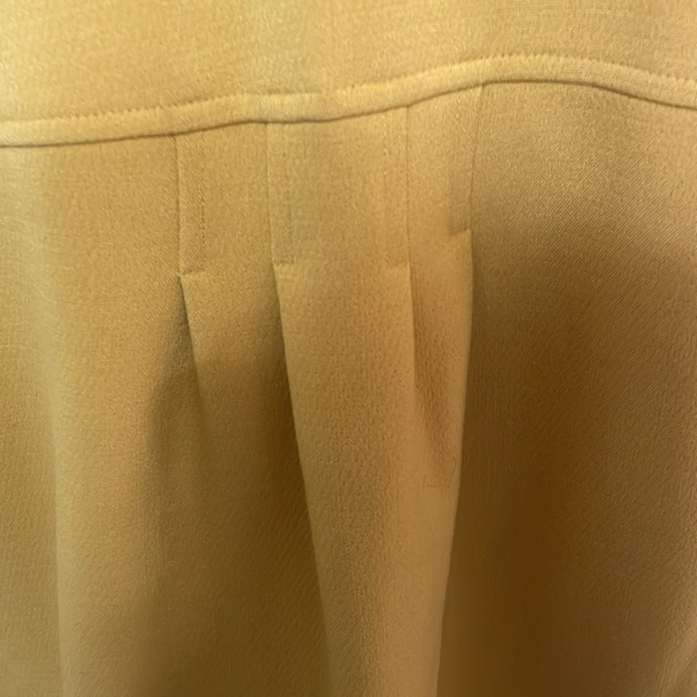 Margaret M Yellow Cape Jacket Modern Structured Design - Picture 3 of 12